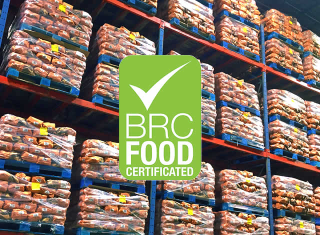 BRC Food grade warehouse storage